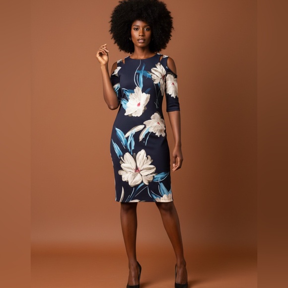 NWT Gabby Skye Nordstrom Scuba Dress size 8 - Picture 7 of 8